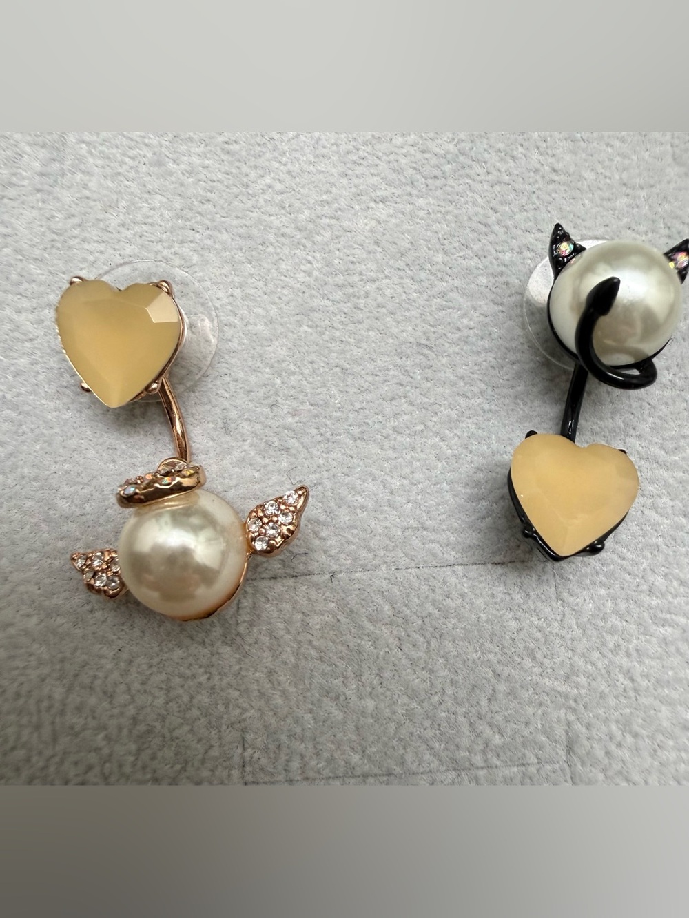 Betsy Johnson mix and match earrings